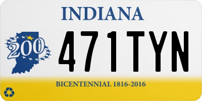 IN license plate 471TYN