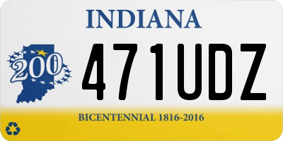 IN license plate 471UDZ