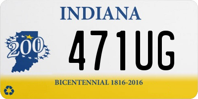 IN license plate 471UG