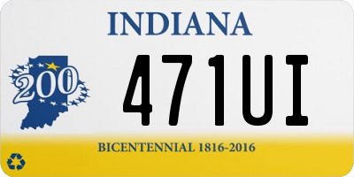 IN license plate 471UI