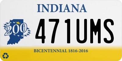 IN license plate 471UMS