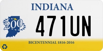 IN license plate 471UN