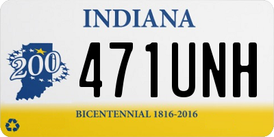 IN license plate 471UNH