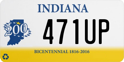IN license plate 471UP