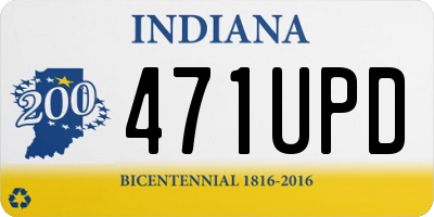 IN license plate 471UPD