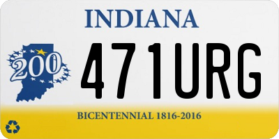 IN license plate 471URG