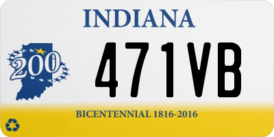 IN license plate 471VB