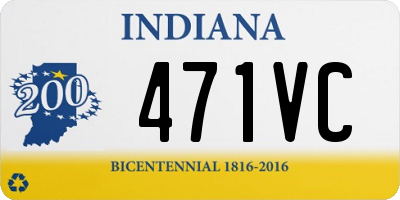 IN license plate 471VC