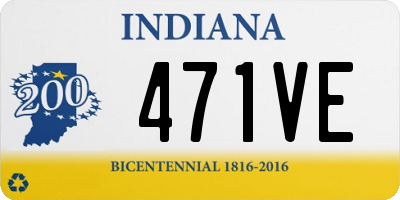 IN license plate 471VE