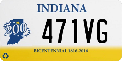 IN license plate 471VG