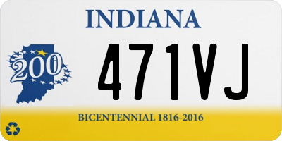 IN license plate 471VJ