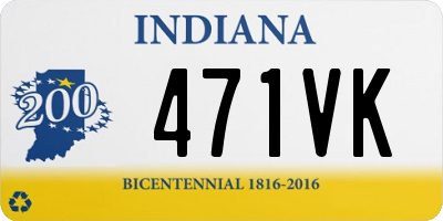 IN license plate 471VK