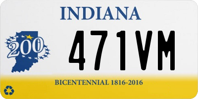 IN license plate 471VM