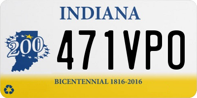 IN license plate 471VPO