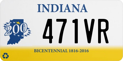 IN license plate 471VR