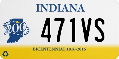 IN license plate 471VS