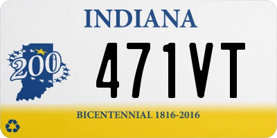 IN license plate 471VT