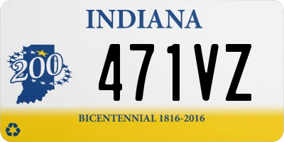 IN license plate 471VZ