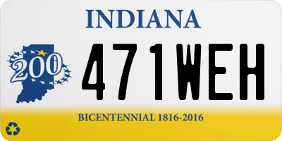 IN license plate 471WEH