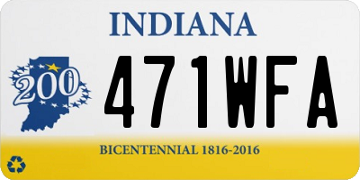 IN license plate 471WFA