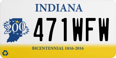 IN license plate 471WFW