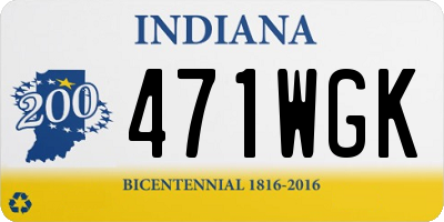 IN license plate 471WGK