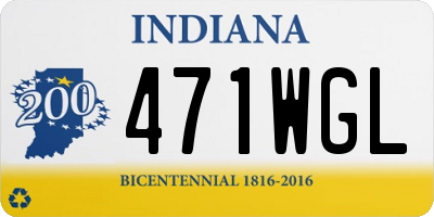 IN license plate 471WGL