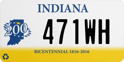 IN license plate 471WH