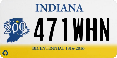 IN license plate 471WHN