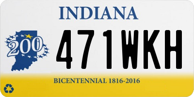 IN license plate 471WKH