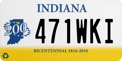 IN license plate 471WKI