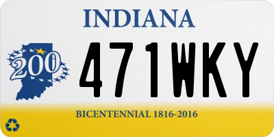 IN license plate 471WKY