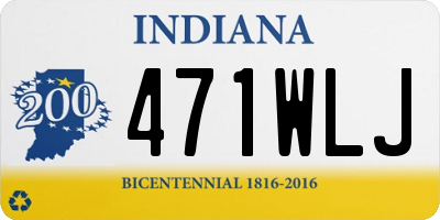 IN license plate 471WLJ