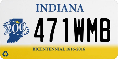 IN license plate 471WMB