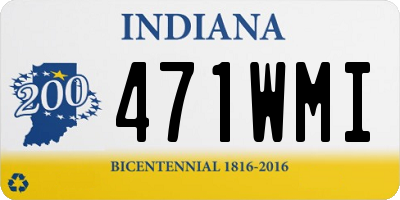 IN license plate 471WMI