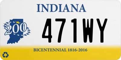 IN license plate 471WY
