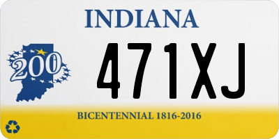 IN license plate 471XJ