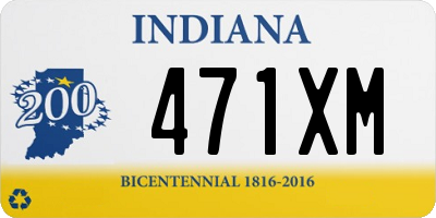 IN license plate 471XM