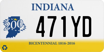 IN license plate 471YD