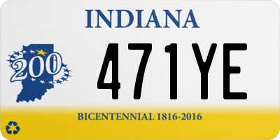 IN license plate 471YE
