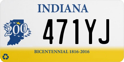 IN license plate 471YJ