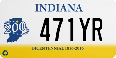 IN license plate 471YR