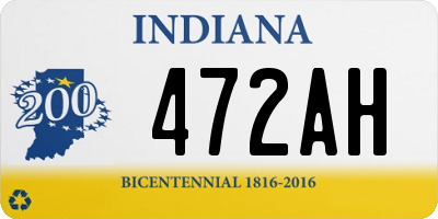 IN license plate 472AH