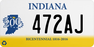 IN license plate 472AJ