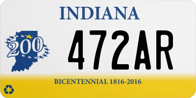 IN license plate 472AR