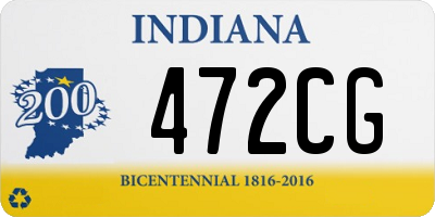 IN license plate 472CG