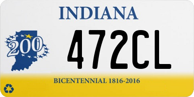 IN license plate 472CL