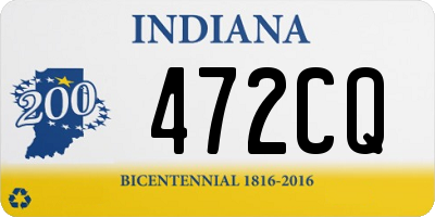 IN license plate 472CQ