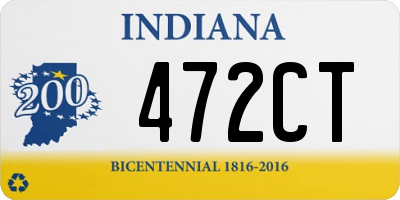 IN license plate 472CT