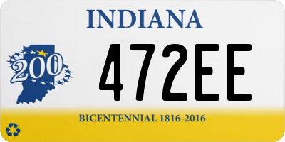 IN license plate 472EE